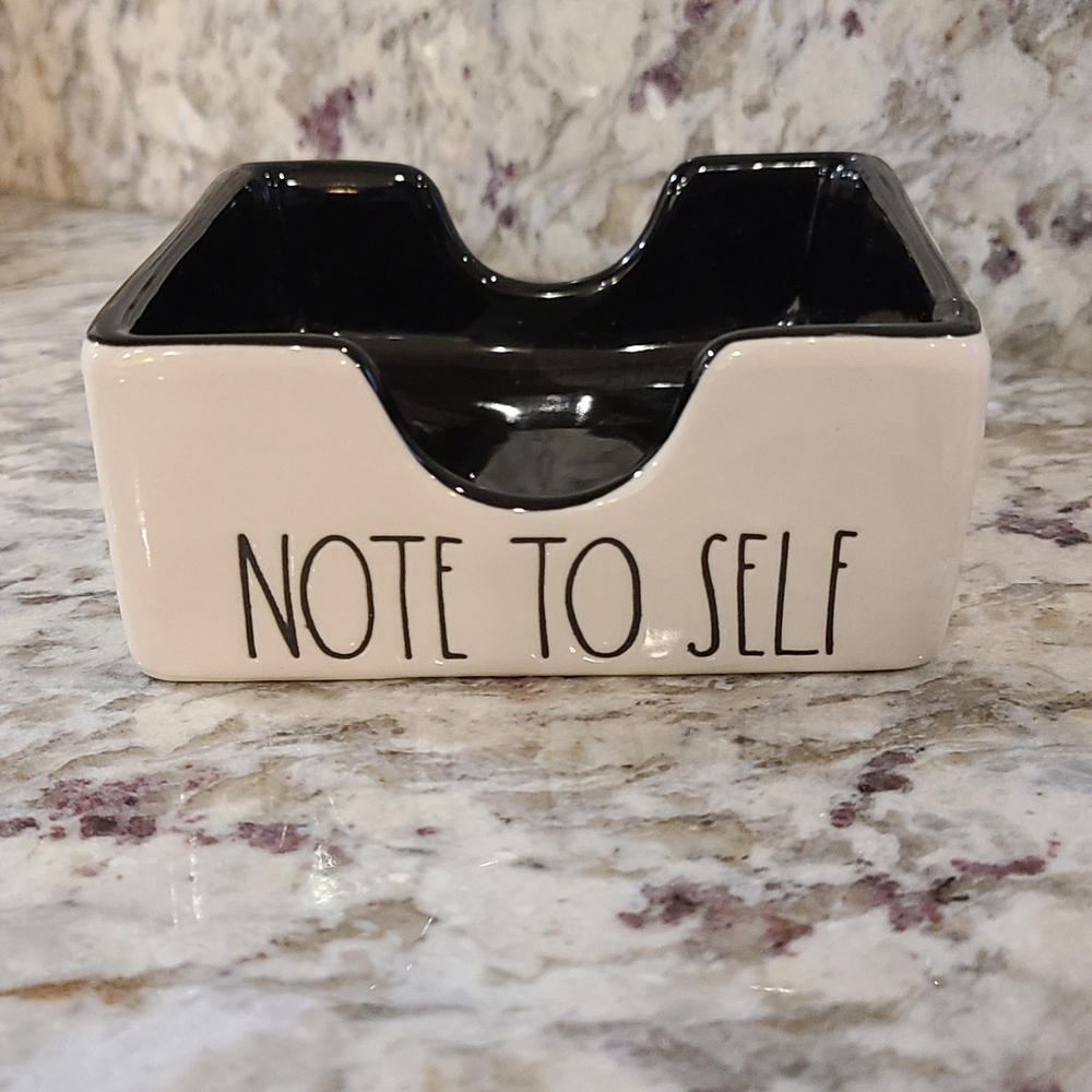 Rae Dunn Post It Notes Holder